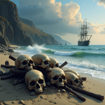 a_rugged_mountainous_shoreline_beach_a_female_pirate_lying_in_the_sand_on_the_beach_dead_aslee...png